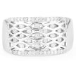 0.41 Carat Genuine White Diamond .925 Sterling Silver Ring
