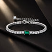 925 Sterling Silver 145+65mm Pavé Setting CZ Bracelet