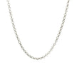 2.3mm 14k White Gold Rolo Chain