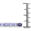 12.04 Carat Genuine Multi Stone .925 Sterling Silver Bracelet