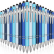 Custom Engraved 2-in-1 Stylus & Ballpoint Pen – Sleek Metal Design, Smooth Black Ink, Personalized Branding Gift