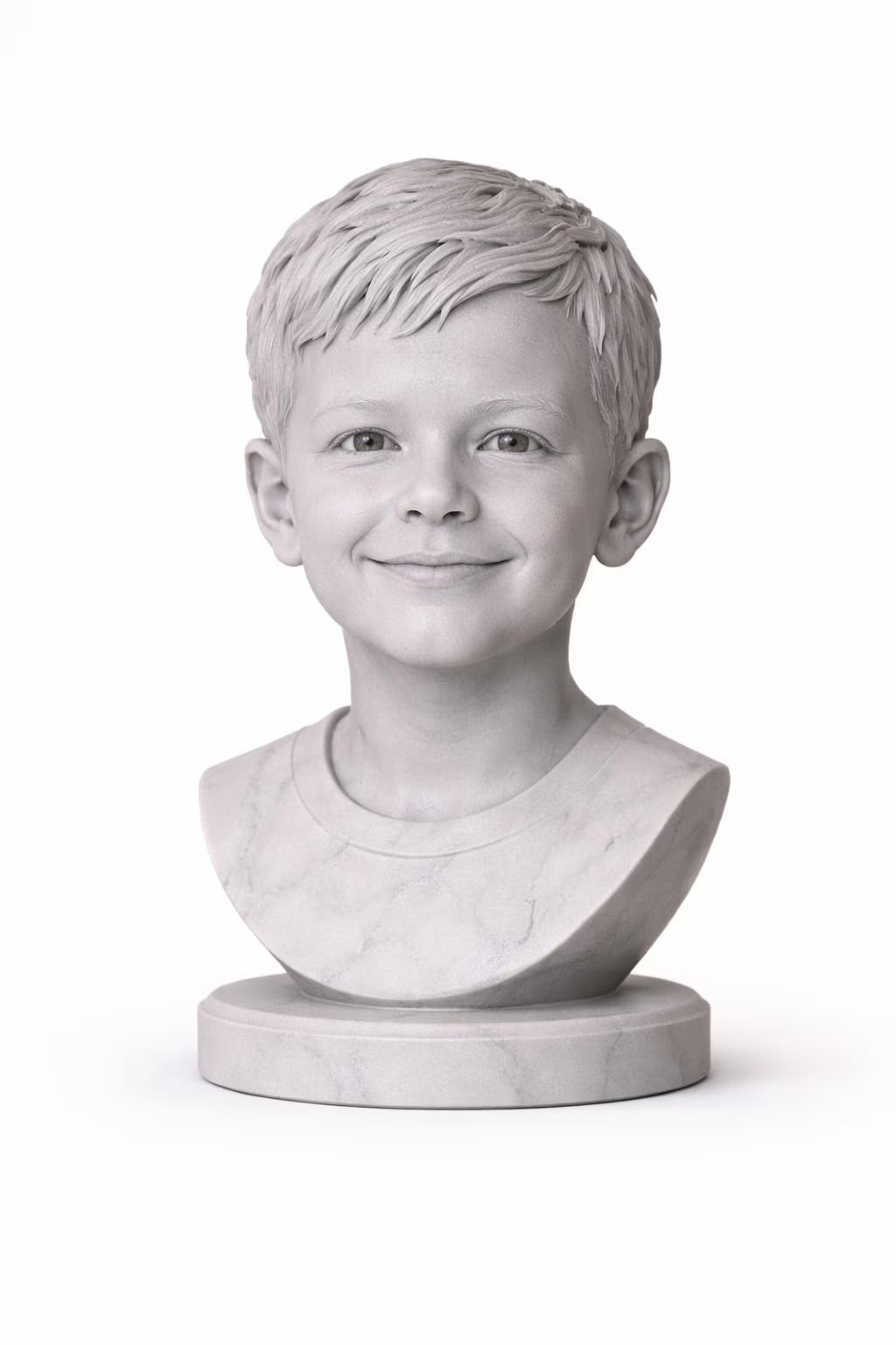 Custom Bust From Photo, Personalized Portrait Sculpture, 3D Printed Head Statue, Memorial Sculpture Gift
