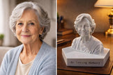 Custom Bust From Photo, Personalized Portrait Sculpture, 3D Printed Head Statue, Memorial Sculpture Gift