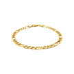 4.6mm 14k Yellow Gold Lite Figaro Bracelet