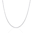 10k White Gold Solid Diamond Cut Rope Chain 1.4mm