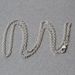 14k White Gold Diamond Cut Cable Link Chain 1.8mm