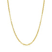 14k Yellow Gold Diamond Cut Cable Link Chain 1.8mm