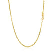14k Yellow Gold Diamond Cut Cable Link Chain 1.8mm