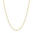 14k Yellow Gold Round Cable Link Chain 1.5mm