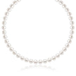 14k Yellow Gold Necklace with White Freshwater Cultured Pearls (6.0mm to 6.5mm)
