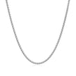 14k White Gold Round Wheat Chain 1.5mm