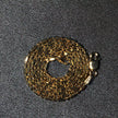 14k Yellow Gold Diamond-Cut Alternating Bead Chain 1.5mm