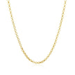 2.3mm 14k Yellow Gold Rolo Chain