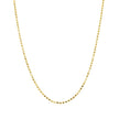 14k Yellow Gold Diamond-Cut Bead Chain 1.2mm