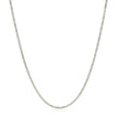 14k White Gold Lumina Pendant Chain 1.0mm