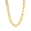 7.0mm 10k Yellow Gold Curb Chain