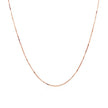 14k Rose Gold Classic Box Chain 0.6mm