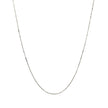 14k White Gold Classic Box Chain 0.45mm