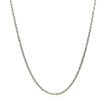 14k White Gold Sparkle Chain 1.5mm
