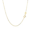 14k Yellow Gold Classic Box Chain 0.6mm