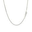 14k White Gold Gourmette Chain 1.0mm