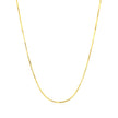 14k Yellow Gold Octagonal Shiny Snake Chain 0.8mm