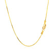 14k Yellow Gold Octagonal Shiny Snake Chain 0.8mm
