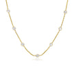 14k Yellow Gold CZ By the Yard Long Links