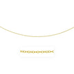 2.5mm 14k Yellow Gold Pendant Chain with Textured Links