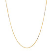 14k Yellow Gold Classic Box Chain 0.45mm