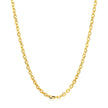 18k Yellow Gold Diamond Cut Cable Link Chain (2.60 mm)