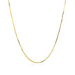 18k Yellow Gold Box Chain 0.8mm