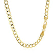 5.3mm 14k Yellow Gold Curb Chain