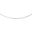 14k White Gold Classic Omega Style Chain (2 mm)