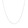 10k White Gold Classic Box Chain 0.45mm