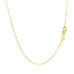 18k Yellow Gold Box Chain 0.6mm (0.60 mm)