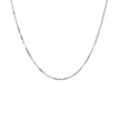 18k White Gold Box Chain 0.6mm