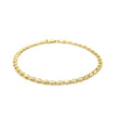 2.9mm 14k Yellow Gold Heart Bracelet