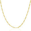 14k Yellow Gold Solid Figaro Chain 1.9mm