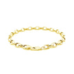 4.6mm 14k Yellow Gold Oval Rolo Bracelet