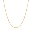 14k Yellow Gold Diamond Cut Cable Link Chain 1.1mm