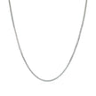 14k White Gold Franco Chain 0.9mm
