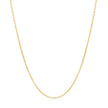 14k Yellow Gold Round Cable Link Chain 1.2mm