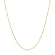 14k Yellow Gold Bead Chain 1.0mm