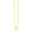 14K Yellow Gold Pisces Necklace