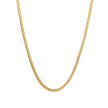 3.2mm 14k Yellow Gold Classic Solid Miami Cuban Chain