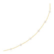 14k Yellow Gold Necklace with White Pearls