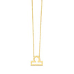 14K Yellow Gold Libra Necklace