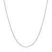 14k White Gold Bead Chain 1.0mm