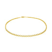 2.3mm 10k Yellow Gold Rolo Anklet